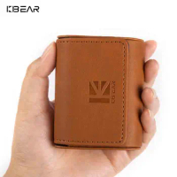 KBEAR Earphone Case High-end Leather Earbuds Storage Box Portable Headphones Cases Mini Carrying Pouch Bag Memory SD Card Boxes