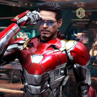 Hottoys Ht 1/6 Mk47 Mms427d19 Heroes Return Alloy Iron Man Action Figure Model Hobbies Collection Anime Figure