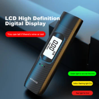 Digital Alcohol Tester LCD Display Alcohol Breathalyzer Handheld Digital Breathalyzer Portable Alcohol Tester Alcohol Test Tools