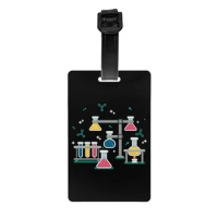 Amazing Chemistry Luggage Tag Science Laboratory Technology Travel Bag Suitcase Privacy Cover ID Label