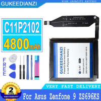 GUKEEDIANZI Battery for Asus Zenfone 9, Big Power, C11P2102, ZS696KS, 4800mAh