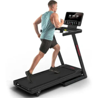 Incline Treadmill, Perfect as Treadmills Home Walking and Running, Foldable Treadmill Support Bluetooth and Customized Programs