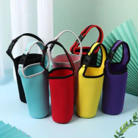 900ml/30oz Colorful Anti-Hot Cup Sleeve Eco-Friendly Beverage Bag Water Mug Bottle Holder Tumbler Carrier Cup Accessories