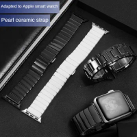 Replacement Applewatch 8/7/SE/6/5/4/3/2 Series Dedicated Interface Ceramic Watch Strap With 38/40/41/42/44/45/49mm
