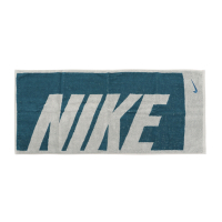 Nike 毛巾 Jacquard Towel 藍 灰 運動毛巾 純棉 大Logo N100153930-2MD