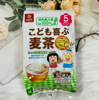 日本 HAKUBAKU 兒童歡喜麥茶 無咖啡因 零卡洛里 416g(52包)｜全店$199免運