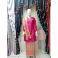 | REAL PICT | SETELAN BAJU KURUNG IRIANA DAN ROK SONGKET SELENDANG