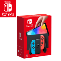 Nintendo 任天堂 Switch OLED款式 電光藍.電光紅 主機(台灣公司貨).