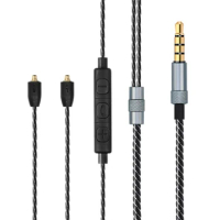 OFC MMCX Replacement Cable Extension Cord For ONKYO ES-CTI300 ES-HF300 ES-FC300 IE-CTI300 IE-HF300 IE-FC300 Headphones Earphones