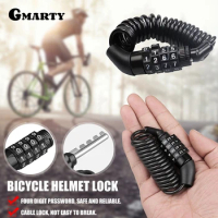 Bicycle Lock Bike Mini 4 Digit Password Lock Wire Mountain Bike Frame Durable Steel Wire Cable Helmet Locks Bicycle Accessories