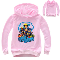 Spring Autumn 3D Fireman Sam Hoodies for Teens Girls Boys Toddler Kids Cartoon Anime Sweatshirt Children Pullover Tops Coat