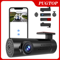 4K WiFi Car Dash Cam DVR Video Recorder Front And Rear 2K Mini Dashcam For Car GPS Tracker 24h Parking Monitoring App Control