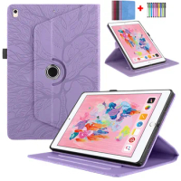 For IPad 6 5 6th 5th Generation Case 9.7 inch 2018 2017 Tablet Embossed Funda For IPad 9.7 Air 1 Air 2 Cover Etui Coque + Stylus