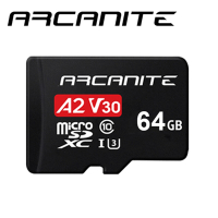 ARCANITE  MicroSDXC U3 V30 A2 64GB記憶卡