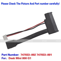 Driver power cable and SATA 747933-002 747933-001 For HP EliteDesk Mini 800 G1