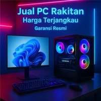 PC CPU Komputer Rakitan PC Gaming / PC Kantor Gen14 Intel Core i5-14400 RAM 64GB SSD 2TB NVMe Window