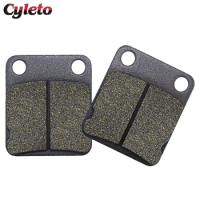 Cyleto Motorcycle Front &amp; Rear Brake Pads for Hyosung TE450 TE 450 Quad Rapier 2006 2007 2008 2009