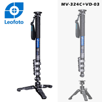Leofoto徠圖 MV-324C+VD-03魔杖系列碳纖維單腳架(彩宣總代理)