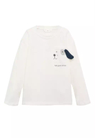 MANGO BABY Embroidered Animal T-Shirt