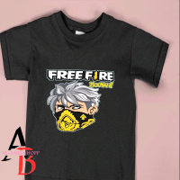 AB kaos anak katun FreeFire BOOYAH!
