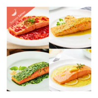 【美威鮭魚】輕鬆料理系列 任選二入組(法式香蒜+羅勒鹽麴+奶油檸檬+川香剁椒)