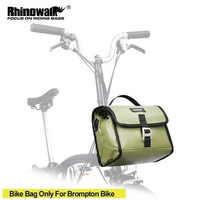 Rhinowalk 7L Waterproof Bike Handlebar Bag Portable Cycling Bicycle Bag For Brompton Folding Bikes Bike Accessories Shoulder Bag