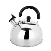 Teko Siul Stainless Steel Kettle Ceret Air Teko Air Panas Stainless 3 Liter - 3 Liter, Silver Promo