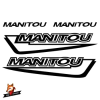 Bicycle frame stickers road bike mountain bike MTB Track bike TT bike cycle decal reflective stickers for MANITOU stickers
