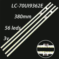 LED Backlight strip 56 lamp for LCD-70SU580 70SU580-2X56-2X56-4014 4T-C70AMZA 70SU580 4014C A 7A8P LC-70UI9362K LC-70UI9362E