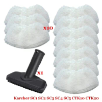 Microfiber Steam Mop Heads Steam Mop Cloth For Karcher Easyfix SC2 SC3 SC4 SC5 CTK10 Handheld Vacuum Cleaner Parts Accessories