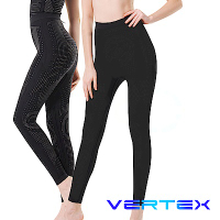 【VERTEX】 遠紅外線電氣石能量極塑長褲-1件 (黑色)