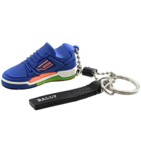 BALLY 6301273 BALLY CHAMPION球鞋造型鑰匙圈吊飾.寶藍