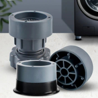 4pcs Anti Vibration Noise Cancelling Support Balance Fixed Non Slip Shockproof Universal Washer Dryer Washing Machine Foot
