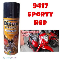 Diton Premium Honda Sporty Red 9417 Warna Merah Kilap pilok pylox pylok Cat Semprot