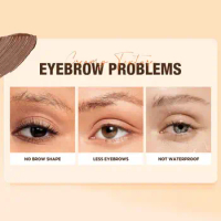 1.2g Convenient Eyebrow Cream Waterproof Silky Texture Natural Clear Setting Brow Gel Brow Gel Cosmetic Tool