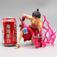 20cm One Piece Luffy Figure GK Monkey D Luffy Wano Country Flowing Cherry Action Figure PVC Anime Collection Model Toy Doll Gift