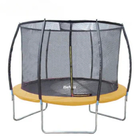 Trampoline with Enclosure Net, 10ft Circular Trampolines Outdoor Parkside for Adults/Kids, Family Jumping and Ladder