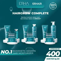 ERHA ERHAIR Hairgrow Shampoo Serum Hair Moisturizer Kondisioner - Perawatan Penumbuh Rambut Rontok E