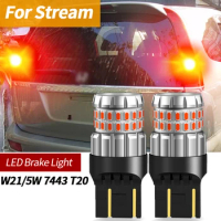 2x LED Brake Light Accessories Lamp 7443 W21/5W T20 For Honda Stream 2001-2006 2002 2003 2004 2005