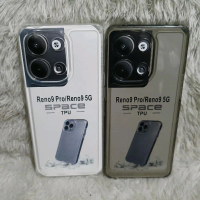 Softcase Casing OP RENO 9 PRO/RENO 9 5G BENING Trasparan Pelindung belakang HP+Camera