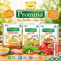 Promina Sup Mi Mie Batita Kering MPASI Anak Bayi 1 tahun Daging Sayur Ayam Kampung Daging Sayur