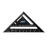 【精準科技】多用途角度尺 三角尺 木工三角板 三角尺規 三角止型規 室內設計繪圖(MIT-TG7工仔人)