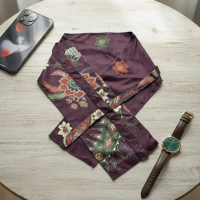 Angkin Batik Kebaya Wanita Ombi Batik Elegan Bahan Cotton Nyaman Tali Fleksibel untuk Acara Adat Kon