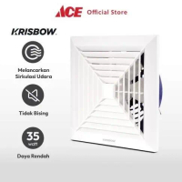 Krisbow 10 inci Exhaust Fan Kipas Hexos Ventilasi Fan Ventilation