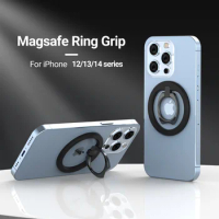 Magnetic Cell Phone Ring Holder Compatible with iPhone 12 13 14 15 Pro/Pro Max Magsafe Removable Cell Phone Metal Ring Buckle