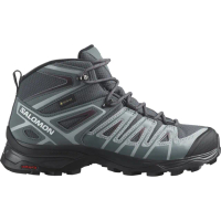【salomon官方直營】女 X ULTRA PIONEER Goretex 中筒登山鞋(黑/綠/紅)