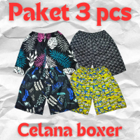 Celana Boxer Motif Jumbo Pria Kolor Pendek Wanita Nyaman Santai Harian Dirumah Murah Ecer Harga Gros