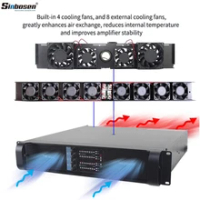High Power Amplifier Fp 4000W 2000q Tube Stereo Audio Amplifier DJ Subwoofer PA Speaker 18 Inch Line Array System Amplifier