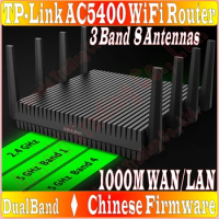 Chin-Firmware, 8 Antenna TP-LINK Wireless Router 802.11AC 3 bands 5400Mbps Dual Band Gigabit AC5400 Huge WiFi USB3.0 USB2.0 port