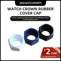 15710 Watch Crown Rubber Cover Cap for AP Audemars Piguet ROO Royal Oak Offshore 15703 Diver Watch